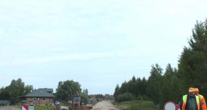 Vėl pajudėjo miesto aplinkkelio darbai... A.Minkevičienės nuotr.