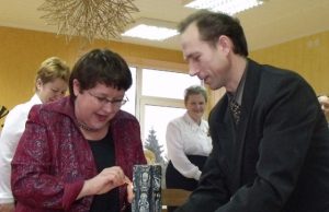 Renginio pabaigoje simbolinę ugnelę įžiebė Z.Kelmickaitė ir J.Kepenis.