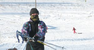 V.Baranauskas neslėpė pasitenkinimo: nučiuožei ir nebereikia galvoti apie varginantį kopimą į kalvą.
