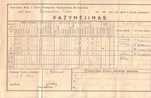 Šie pažymiai turbūt geriausiai iliustruoja