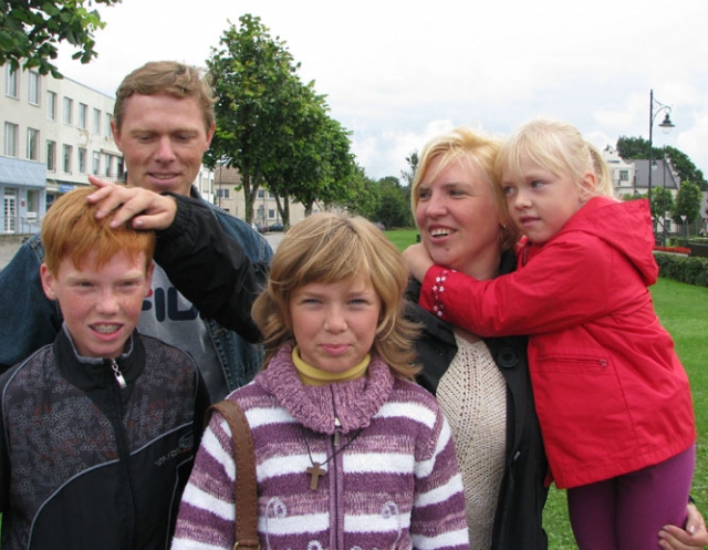 Obeliečių Viktoro ir Gitos Kolosovų šeima.