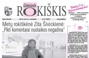 Antradienio "Gimtasis Rokiškis"