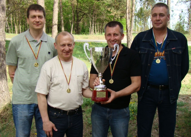 Rokiškėnai pareigūnai A.Narkevičius (iš kairės)