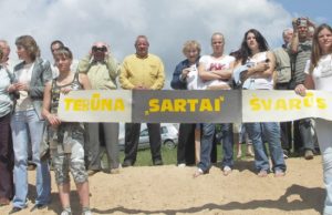 Kriaunų bendruomenės nariai prisidėjo prie akcijos "Sartų vanduo - kaip ašara šaltinio. Mes nesvajojam