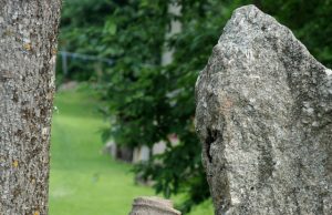 Irenos ir Algirdo Jankauskų iš Bagdoniškio sodyba papuošta akmenimis