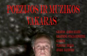 Renginio afiša.