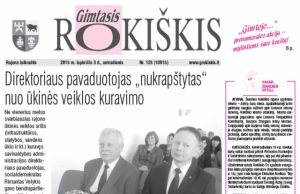 Skaitykite antradienio "Gimtąjį Rokiškį“