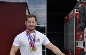 Po Europos čempionato Laurynas Urbonavičius gavo kvietimą dalyvauti Pasaulio ugniagesių čempionate JAV. PAGD nuotr.