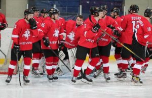 Lietuvos ledo ritulio rinktinė. Hockey.lt nuotr.