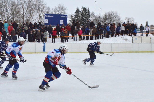 Rokiškio ledo ritulio klubo ekipa triuškino 