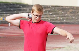 Rokiškėnai pasidabino pirmenybių medaliais Prier. Geru rezultatu trenerius pradžiugino Mantas Pitrėnas. Redakcijos archyvo nuotr.