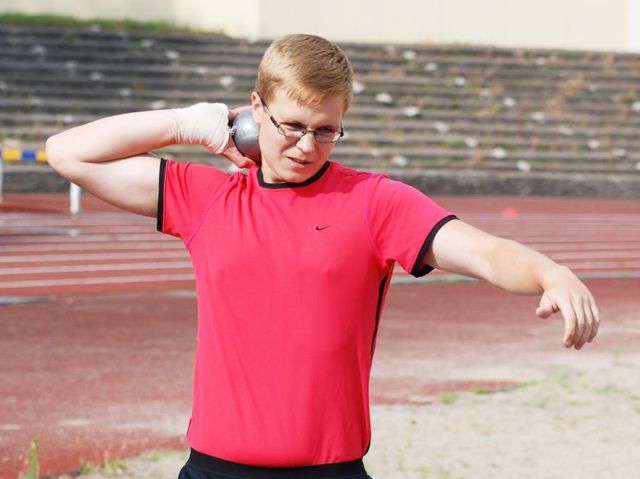 Prier. Geru rezultatu trenerius pradžiugino Mantas Pitrėnas. Redakcijos archyvo nuotr. Prier. Geru rezultatu trenerius pradžiugino Mantas Pitrėnas. Redakcijos archyvo nuotr.