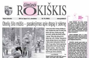 Skaitykite antradienio "Gimtąjį Rokiškį“