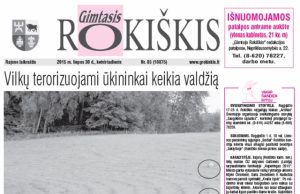 Ketvirtadienio "Gimtasis Rokiškis"