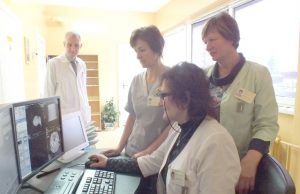 Radiologijos technologės (iš kairės) Audronė Klanauskienė