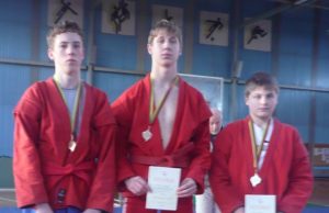 Rokiškėnai bronzos medalininkai S.Sobčenko (iš kairės)