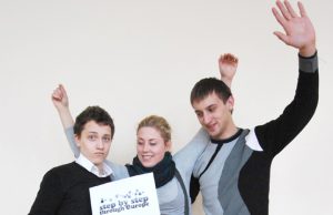 Iniciatyvinė grupė: Indrė Žilėnaitė (priekyje)