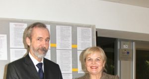 Elegantiškumu išsiskyrė komisijos narys Vytautas Sketeris ir jo žmona Eugenija Sketerienė.