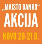 „Maisto banko" savanoriai prekybos centruose ragino žmones aukoti. Organizatorių archyvo nuotr.