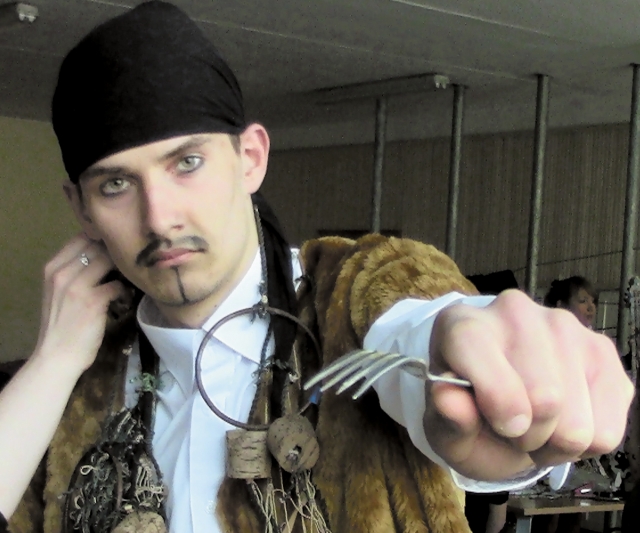 Pirmasis Baltijos jūros piratas? Saulius Malca - Džonio Depo antrininkas. N.Byčkovskio nuotr.