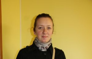 Kliento dieną pirmoji „Gimtojo Rokiškio“ klientė Alma Margytė. D. Zibolienės nuotr.