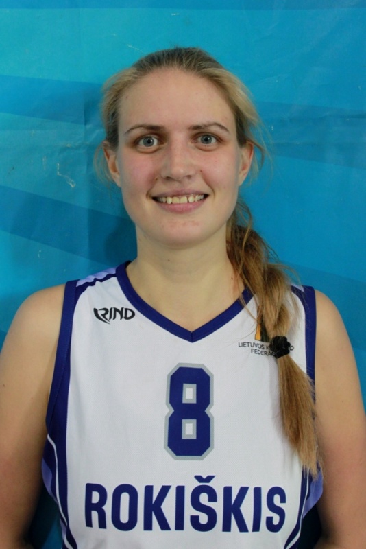 Naudingiausia lapkričio mėnesio „Akvilės“ lygos krepšininke „Rokiškio“ puolėja Martyna Meilutė.