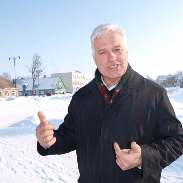 Rajono verslininkas Stasys Mekšėnas.