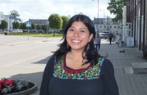 Savanorė iš Meksikos jau moka kelis lietuviškus žodžius Daniela birželį žada praleisti Rokiškyje ir kuo daugiau sužinoti apie vietinių žmonių gyvenimą