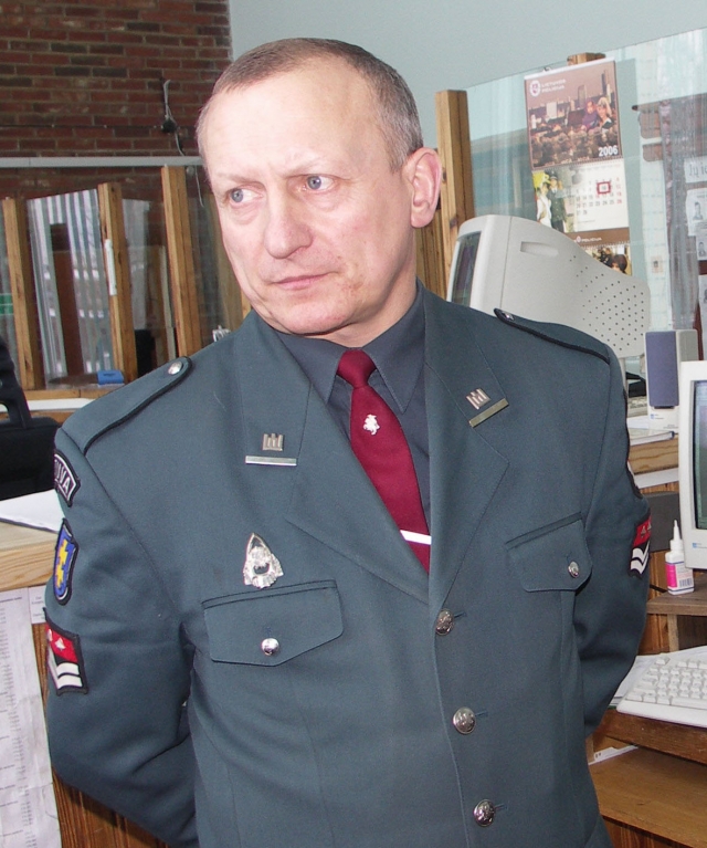 Rajono policijos viršininkas Stasys Meliūnas. D.Zibolienės nuotr.