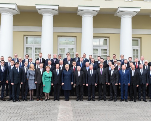 Prezidentė Dalia Grybauskaitė susitiko su rajonų vadovais. R. Dačkaus nuotr.