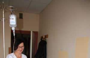 Dienos stacionaro paslauga besinaudojančia paciente rūpinasi VšĮ Rokiškio rajono ligoninės Nervų ligų skyriaus vedėja Ramunė Markevičienė.