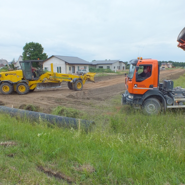 Pradėjus darbus kelias buvo suformuotas vos per porą dienų.