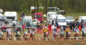 Motokroso varžybų akimirka. L.Dūdaitės nuotr.