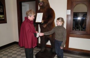 Sveikinimai 80-ajai muziejaus lankytojai. Muziejaus archyvo nuotr.