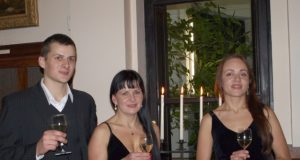 Rokiškėnams koncertavo pedagogė Zita Lukošiūnienė su vaikais Adomu ir Zelma.