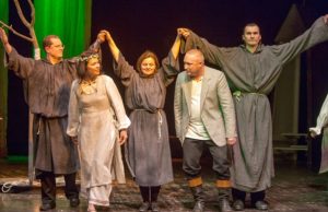 Rokiškėnai – tarp nominantų Spektaklio "Nebylys" scena. D.Zibolienės nuotr.