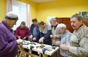 Edukacinių programų Obelių savarankiško gyvenimo namuose akimirka. J.Paukštienės nuotr.