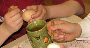 Pamokėlės akimirka.