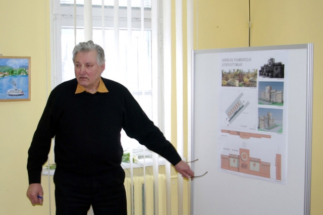 Kraštietis architektas Petras Stankevičius.