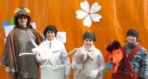 Mūsų rajonui atstovaus Juozo Keliuočio viešosios bibliotekos Vaikų ir jaunimo literatūros skyriaus lėlių teatras „Padaužiukai“.