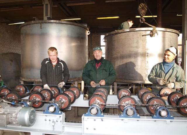 Pandmetos“ specialistai Karolis Teseckas (iš kairės)