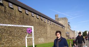 Kardife D.Macijauskienė daug sužinojo apie anglų kalbos mokymo naujas technologijas. D.Macijauskienės archyvo nuotr.