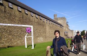 Kardife D.Macijauskienė daug sužinojo apie anglų kalbos mokymo naujas technologijas. D.Macijauskienės archyvo nuotr.