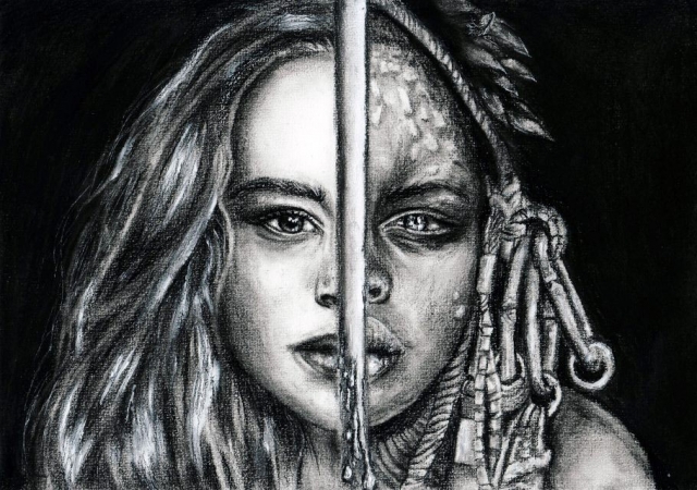 Domilės Kirstukaitės piešinys. Domilės Kirstukaitės piešinys.