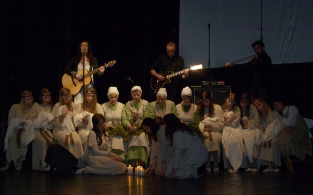 Koncerto akimirka. L. Dūdaitės nuotr.