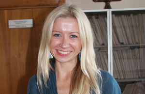 Rajono savivaldybės veidas – sekretorė Aušra Kaulakytė. D. Zibolienės nuotr.