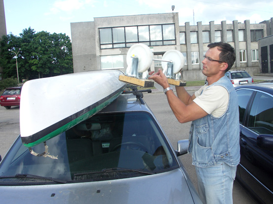 Sporto entuziastas V.Pipikas. L.Dūdaitės nuotr.