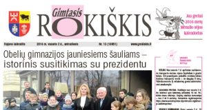 Skaitykite antradienio "Gimtająjį Rokiškį"