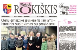 Skaitykite antradienio "Gimtająjį Rokiškį"