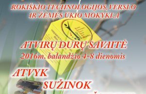 Atvyk. Sužinok. Išsirink